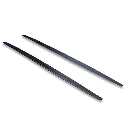 05 –13 BMW 1 Series E82 E88 E87 E81 Skirts Extension Spoiler Gloss Black