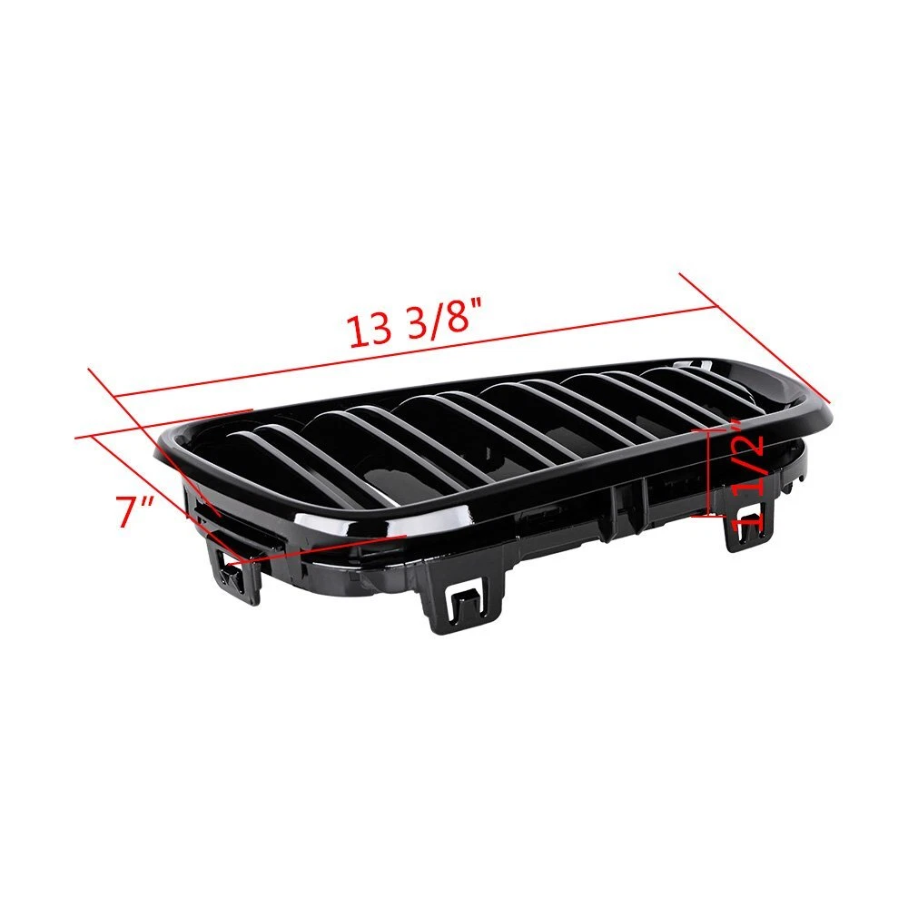 14- 21 BMW 2 Series F22 F23 F87 M2 Front Kidney Grill Grille - Gloss Black - Image 6