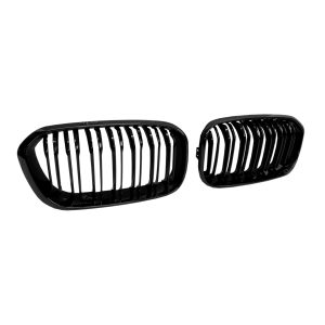 15 -19 BMW 1 Series F20 F21 Facelift Double Slat Kidney Grille- Gloss Black