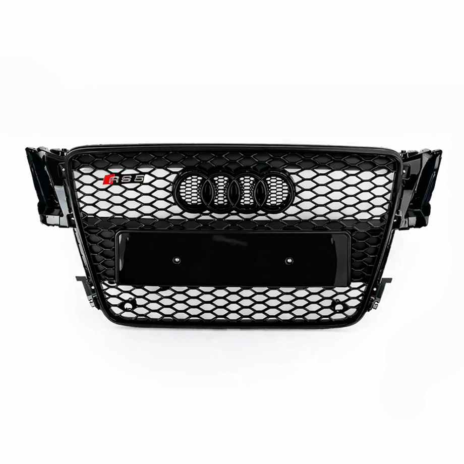 05 - 08 Audi A5 RS Inspired Honeycomb Grille grill - Gloss Black