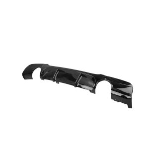 05-13 BMW 3 Series E90 E91 Rear Diffuser Dual Outlet - Gloss Black