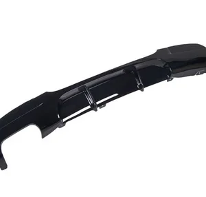 05-13 BMW 3 Series E92 E93 Rear Bumper Diffuser Twin Outlet - Gloss Black