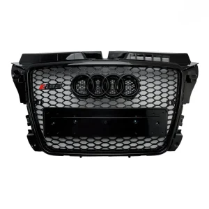 09-12 Audi A3 8PL RS style Grille- Gloss Black