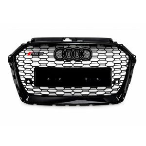 17- 20 Audi A3 8V2 RS3 Inspired grille - Gloss Black