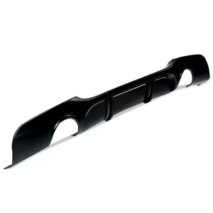 05-13 BMW 3 Series E92 E93 Rear Bumper Diffuser Dual Outlet - Gloss Black