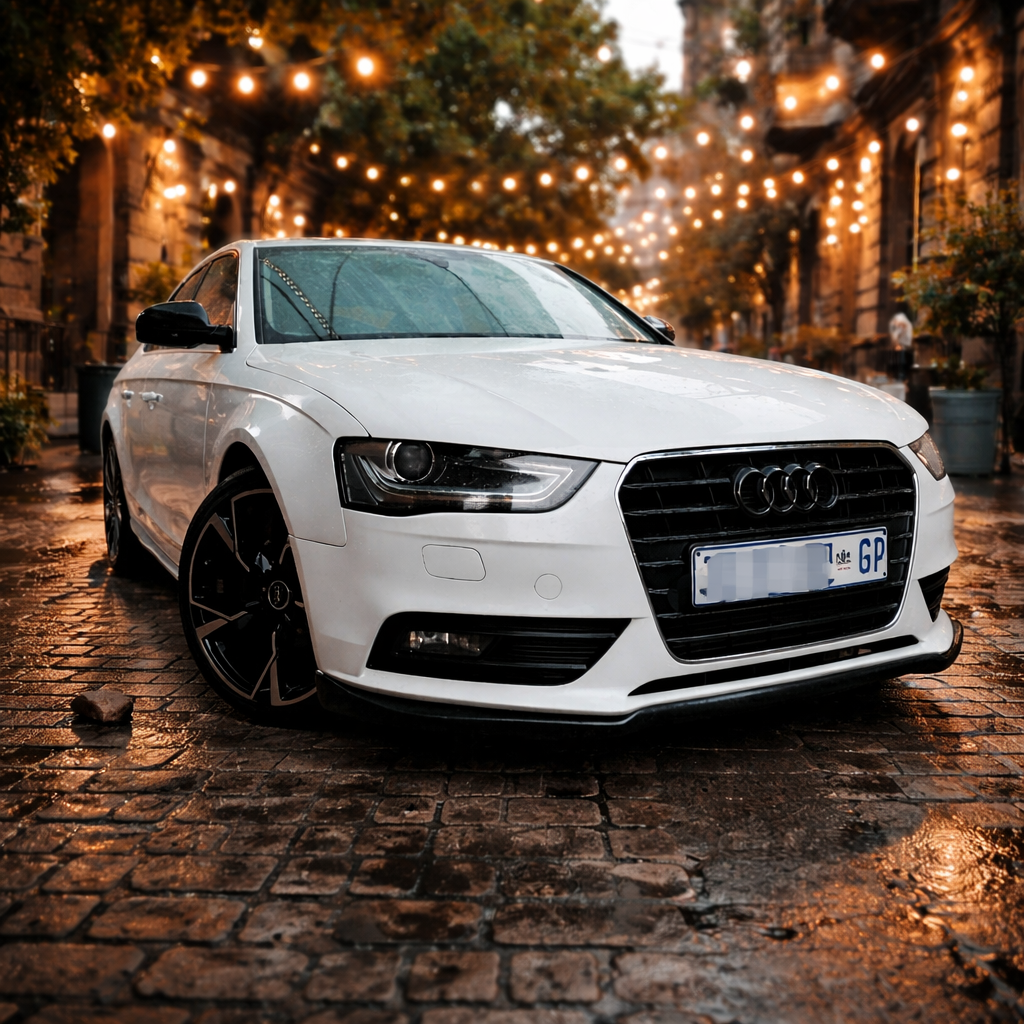 12-15 Audi A4 B8.5 Stvbek Style Front Lip- Gloss Black - Image 2