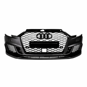 17- 20 Audi A3 8V2 Facelift RS3 Inspired Front Bumper & Grill - ABS Plastic