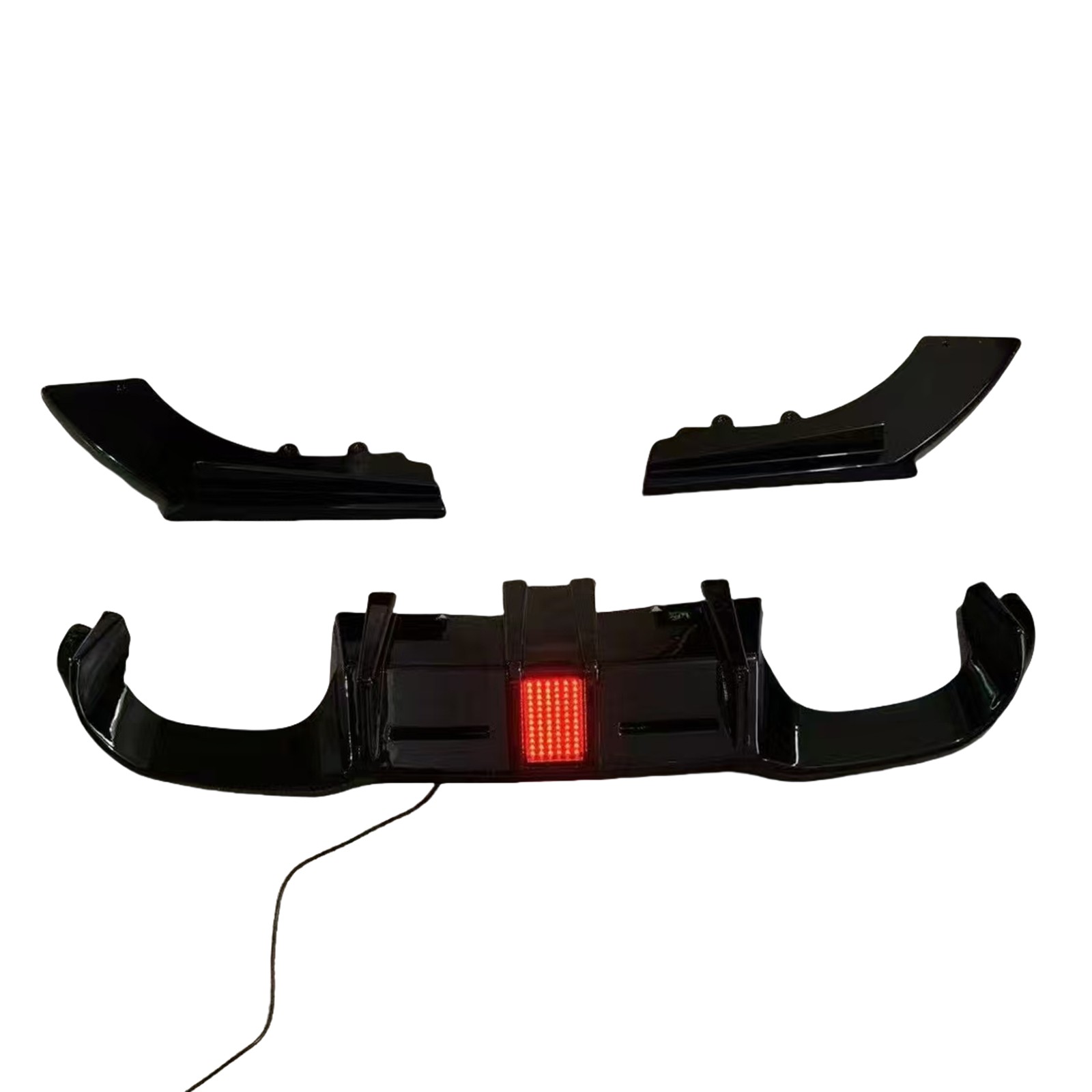 14- 21 BMW 2 Series F87 M2 LED MTC Style Rear Diffuser - Gloss Black
