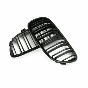 10-13 BMW E92 E93 3 Series LCI Facelift Dual Slat Kidney Grille - Gloss Black