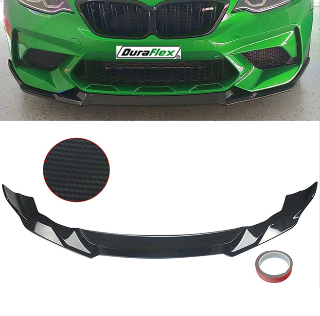 BMW F87 M2 CS Style Front Bumper Lip Spoiler - Carbon Fibre - Image 2