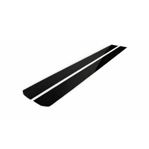 05-13 BMW 3 Series E90 E92 Side Skirt Extension V1 - Gloss Black