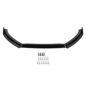 Volkswagen Polo 6 Front Bumper Lip - Gloss Black