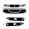 Bmw 1 series E82 E88 / E87 81 Bumper Splitters - Gloss Black