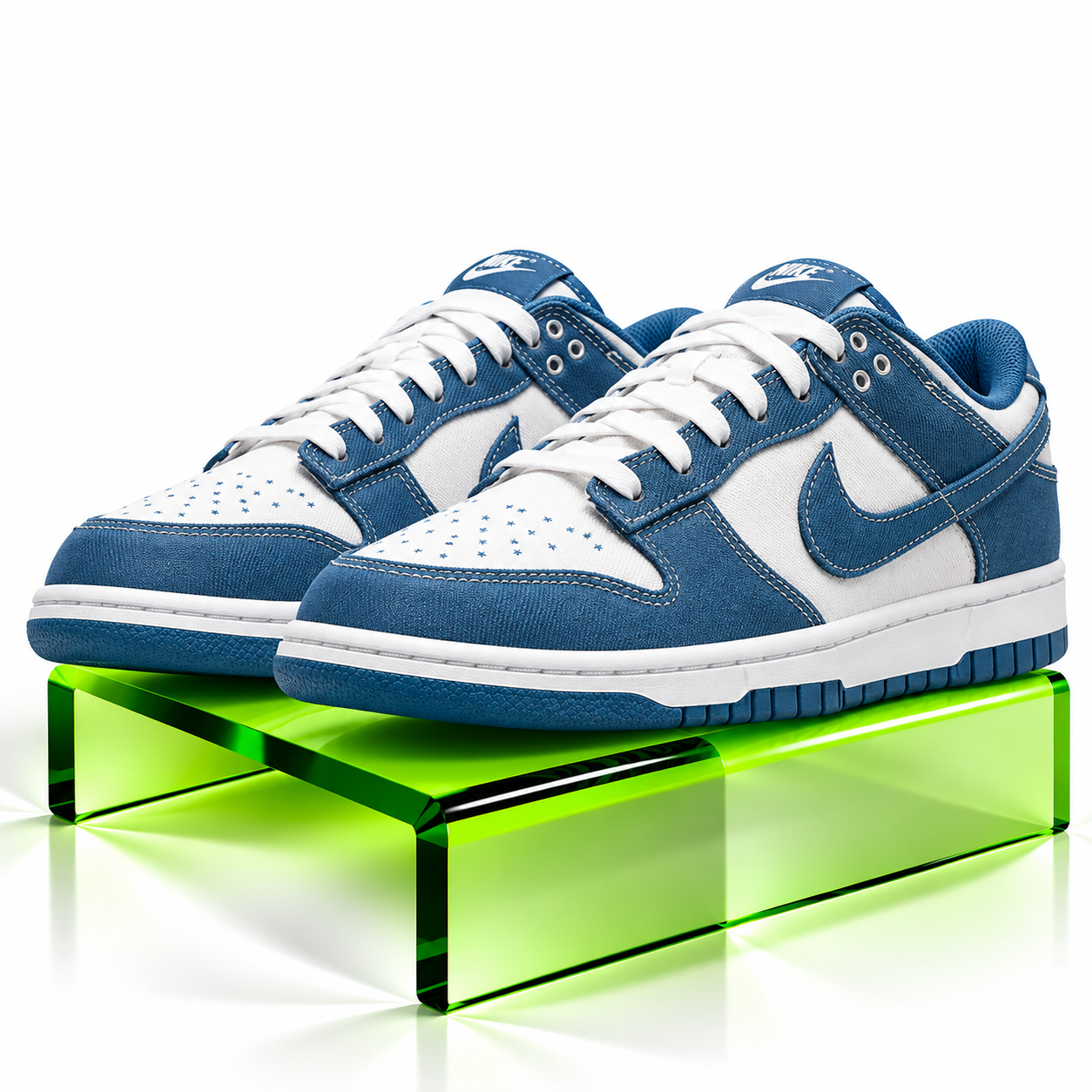 Nike Dunk Low Retro “Industrial Blue Sashiko” Sneakers