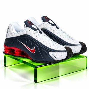 Nike Shox R4 “Midnight Navy / Gym Red / White” Sneakers